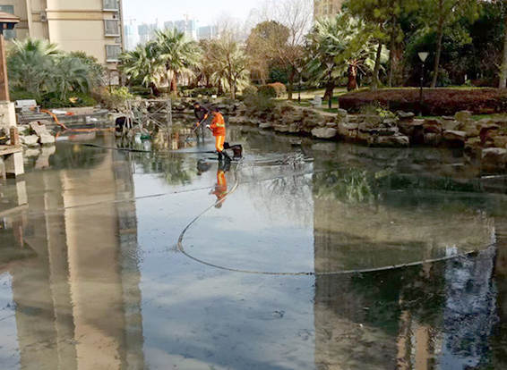 浙江景观池淤泥清理